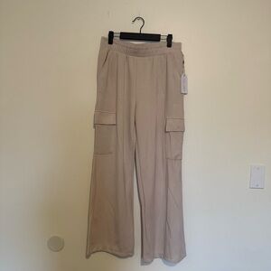 Better Together | Tan Wide Leg Cargo Pants